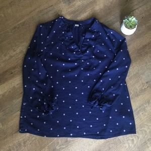 Old Navy Polka Dot Blouse